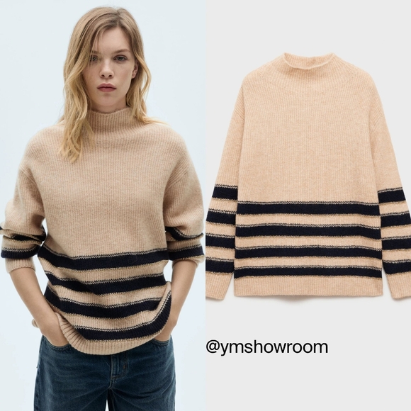 Mango Sweaters - MANGO Perkins Neck Sweater